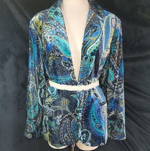 CHICO's - Paisley Velvet Blazer